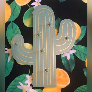 Cactus Wall Decor Hook - Green